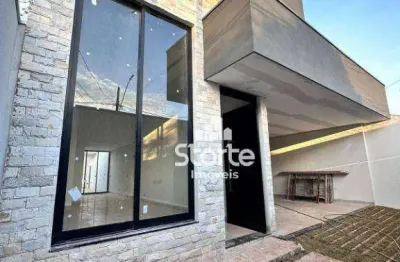 Casa alto padrão  com 3 suítes à venda, 167 m² por r$ 1.100.000 - granada - uberlândia/mg