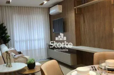 Apartamento com 2 dormitórios à venda, 67m² por r$ 504.374 - santa mônica - uberlândia/mg