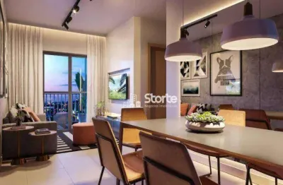 Apartamentos com 2 dormitórios à venda, 51m² e 57m² sendo a partir de r$ 340.000 - shopping park - uberlândia/mg