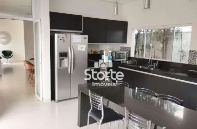 Casa com 3 suítes à venda, 270m² por r$ 1.690.000 - condomínio paradiso ecológico - uberlândia/mg