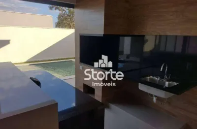 Casa com 3 suítes à venda, 240m² por r$ 2.400.000 - condomínio gsp arts - uberlândia/mg