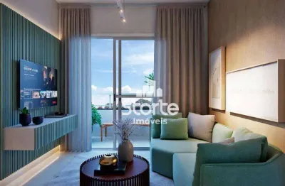 Apartamento com 2 dormitórios à venda, 64,5m² por r$ 330.000 - vida nova - uberlândia/mg