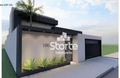 Casa com 3 dormitórios à venda, 120 m² por r$ 650.000,00 - gsp life i - uberlândia/mg