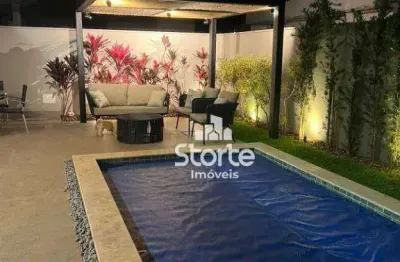 Casa alto padrão estilo sobrado com 4 suítes à venda, 284 m² por r$ 3.780.000 - condomínio cyrela buritis - uberlândia/mg