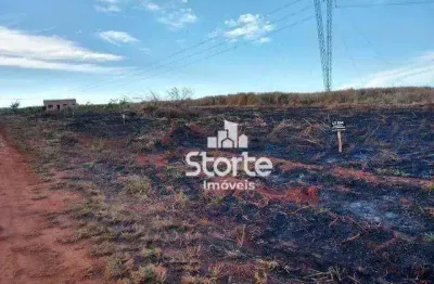 Chácara em condomínio fechado à venda, 1.000m² por r$ 120.000 - área rural - uberlândia/mg