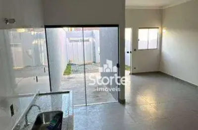 Casa nova com 2 dormitórios à venda, 69m² por r$ 315.000 - shopping park - uberlândia/mg