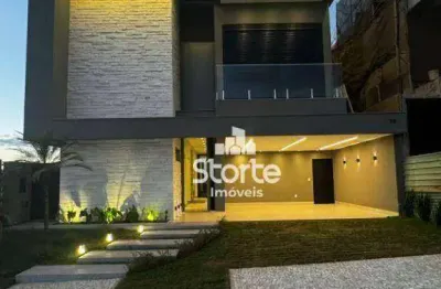 Casa com 3 dormitórios à venda, 293 m² por r$ 3.450.000,00 - condomínio tamboré uberlândia - uberlândia/mg