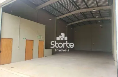 Galpão para alugar, 217 m² por r$ 5.000,00/mês - lago azul - uberlândia/mg