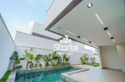 Casa alto padrão com 3 suítes à venda, 247m² por r$ 1.950.000 - condomínio gsp arts uberlândia - uberlândia/mg