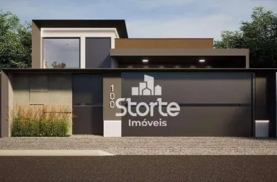 Casa com 3 suítes à venda, 180m² por r$ 970.000 - shopping park - uberlândia - mg