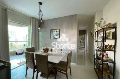 Apartamento com planejados com 4/4 à venda, 112m² por r$ 780.000 - jardim finotti - uberlândia/mg