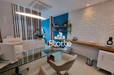 Maravilhosa sala toda equipada e planejada à venda, 25m² por r$ 650.000 - jardim karaíba - uberlândia/mg