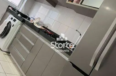 Apartamento com 2 dormitórios à venda, 46 m² por r$ 210.000,00 - jardim holanda - uberlândia/mg