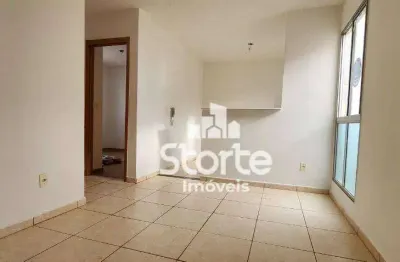 Apartamento com 2 dormitórios à venda, 42 m² por r$ 142.000,00 - gávea sul - uberlândia/mg
