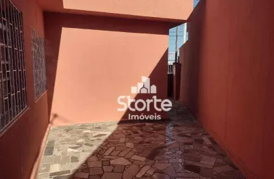 Casa + sobrado com ponto comercial em ótima localização com 6/4 à venda, 370m² por r$ 1.208.000 - osvaldo rezende - uberlândia/mg