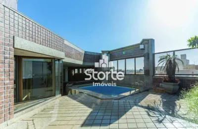 Cobertura triplex à venda, 614,5m² por r$ 2.500.000 - centro - uberlândia/mg