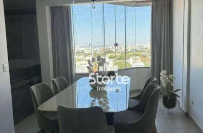 Apartamento com 3 dormitórios à venda, 92 m² por r$ 490.000,00 - custódio pereira - uberlândia/mg
