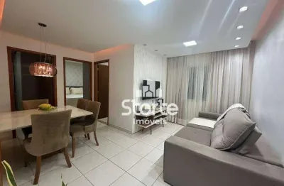 Apartamento de 2/4 todo planejado à venda, 47m² por r$ 200.000 - morumbi - uberlândia/mg