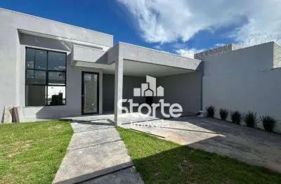Maravilhosa casa com 3/4 à venda, 145m² por r$ 750.000 - shopping park - uberlândia/mg