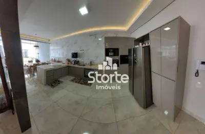 Casa com 3 suítes à venda, 355m² por r$ 1.265.000 - lidice - uberlândia/mg