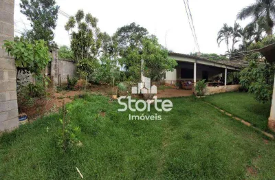 Chácara à venda de 5.700m² com casa de 100m² próximo ao perímetro urbano por r$ 1.500.000 - chácaras ibiporã (shopping park) - uberlândia/mg