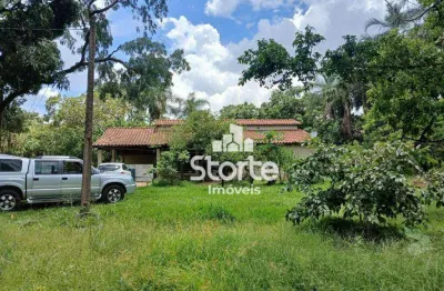 Chácara com 3 dormitórios à venda, 5.000 m² por r$ 650.000 - jockey camping - uberlândia/mg