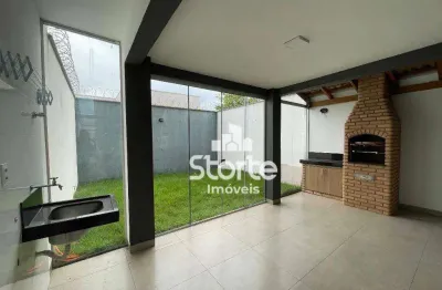 Casa estilo sobrado com 3/4 à venda, 110m² por r$ 590.000 - bem viver - uberlândia/mg
