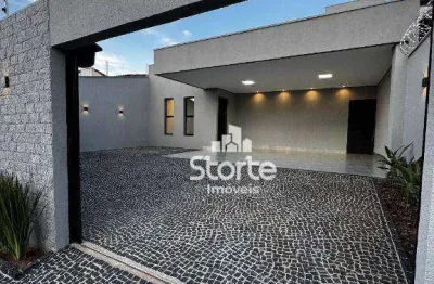 Casa alto padrão com 3 dormitórios à venda, 170 m² por r$ 800.000 - jardim botânico - uberlândia/mg