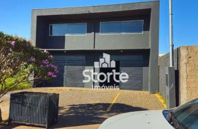Galpão para alugar, 200 m² por r$ 5.500,00/mês - shopping park - uberlândia/mg