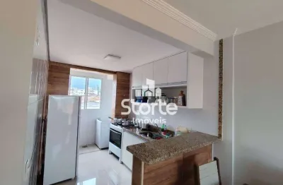Apartamento com planejados e 2/4 à venda, 57m² bem distribuído por r$ 295.000 no alto santa mônica - uberlândia/mg