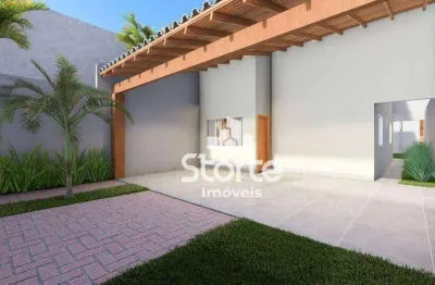 Excelentes casas lançadas com 2/4 à venda, 91m² por r$ 350.000 - mansour iii - uberlândia/mg