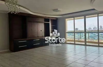 Apartamento com armários 4/4 à venda, 163m² por r$ 1.000.000 - centro - uberlândia/mg