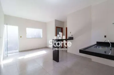 Maravilhosas casas com 2/4 à venda, 54m² por r$ 250.000 - shopping park - uberlândia/mg