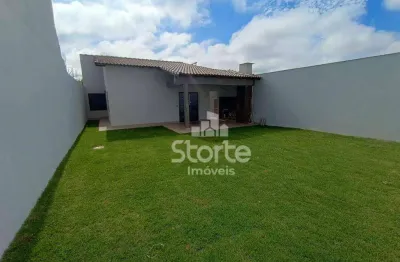 Casa nova com muita qualidade de 3/4 à venda, 122m² por r$ 750.000 - gávea sul (shopping park) - uberlândia/mg