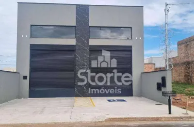 Galpão para alugar, 250 m² por r$ 6.000,00/mês - monte hebron - uberlândia/mg