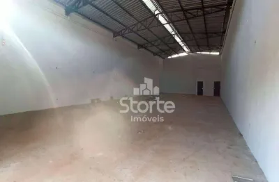 Galpão para alugar, 240 m² por r$ 5.500,00/mês - jardim holanda - uberlândia/mg