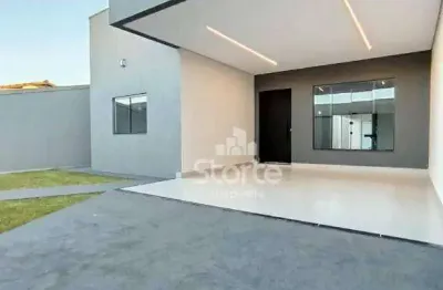 Casa com 3 dormitórios à venda, 140 m² por r$ 675.000,00 - jardim holanda - uberlândia/mg
