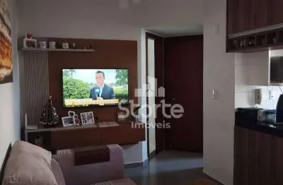 Apartamento com 2 dormitórios à venda, 50m² por r$ 240.000 - carajás - uberlândia/mg
