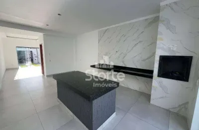 Casa duplex estilo sobrado com 3 dormitórios à venda, 100m² por r$ 520.000 - vida nova - uberlândia/mg