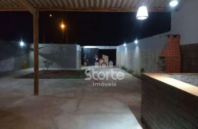 Casa + galpão + cômodo de comércio à venda em terreno de 400m² por r$ 360.000 - shopping  park - uberlândia/mg