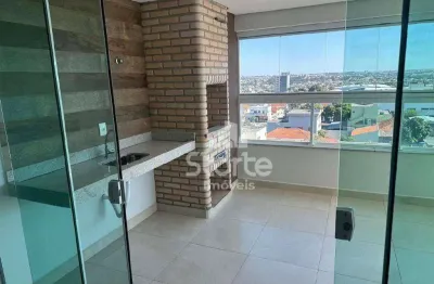 Apartamento com 3/4, sendo 1 suíte e varanda gourmet à venda, 115,06m² por r$ 780.000 - à 300m do hospital santa genoveva no martins - uberlândia/mg