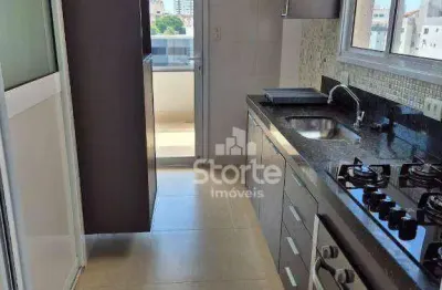 Apartamento com marcenaria completa de 2/4 sendo 1 suíte à venda, 78m² por r$ 590.000 - localização privilegiada no jardim finotti - uberlândia/mg