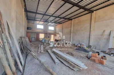 Galpão para alugar, 200 m² por r$ 5.500/mês - jardim das palmeiras - uberlândia/mg