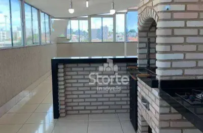 Cobertura duplex elevador com 3 dormitórios à venda, 204 m² por r$ 800.000 - brasil - uberlândia/mg