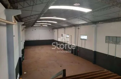 Galpão para alugar, 417 m² por r$ 7.500/mês - custódio pereira - uberlândia/mg