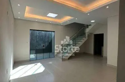 Casa com 3 dormitórios à venda, 165 m² por r$ 550.000,00 - santa mônica - uberlândia/mg