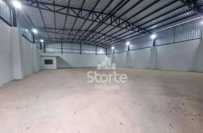 Galpão para alugar, 486 m² por r$ 14.000/mês - tibery rua guatemala 765, av. espanha - uberlândia/mg - captador: isac