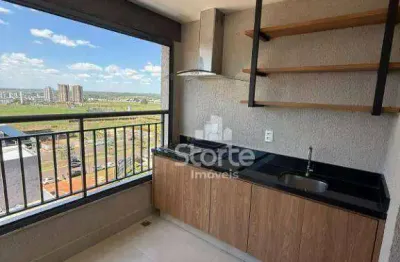 Apartamento com 3 dormitórios para alugar, 103m² por r$ 5.500/mês + condomínio - jardim sul - uberlândia/mg