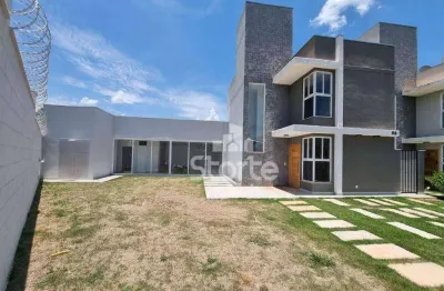 Casa com 4 dormitórios para alugar, 197 m² por r$ 6.500,00/mês - condomínio alto paradiso - uberlândia/mg