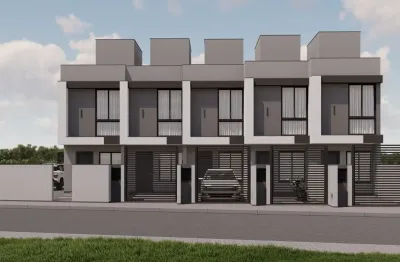 Sobrados com possibilidade de entrada parcelada e financiamento bancário no bairro joaia em tijucas/sc